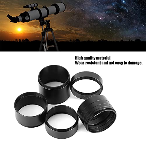 Astronomical Extension Tube Kit, Focal Length Extension Tube Kit, Astronomical Ring, with 8 Types for Telescope, Cameras, Eyepieces, (3mm, 5mm, 7mm, 10mm, 12mm, 15mm, 20mm, 30mm)