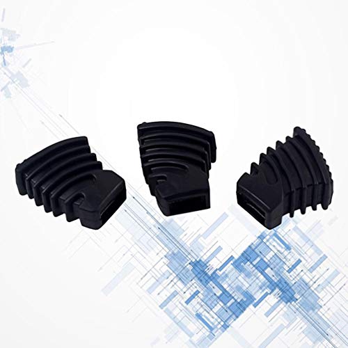 Piezas de goma para soporte de platillos y hardware de batería HEALLILY, tamaño S, 3 unidades (negro) miniatura 3