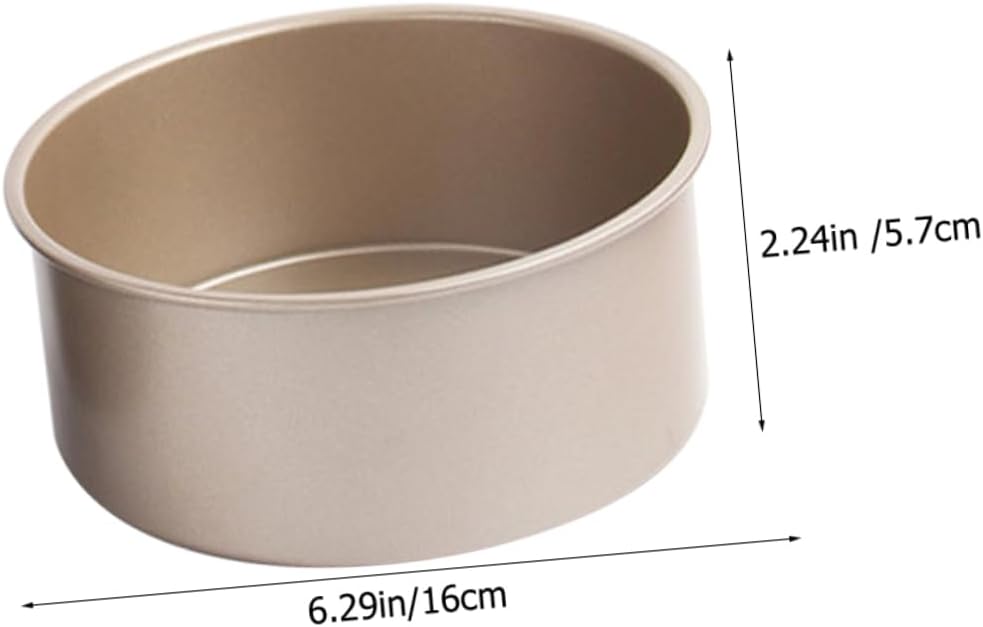 Cabilock 2Pcs Cake Pans with Removable Bottom Non Stick Round Baking Tins for DIY Cakes for Cheesecakes Cakes and Housewarming