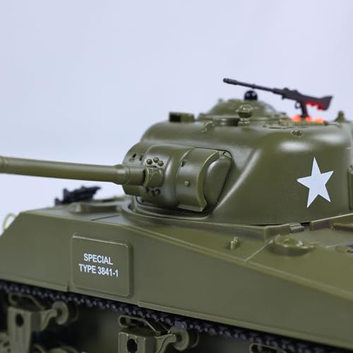 Char de combat Sherman M4A3 RC idéal pour affrontements salon - 4