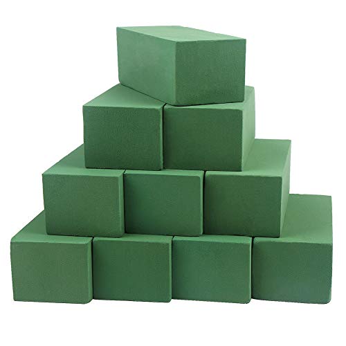 LOMIMOS 10PCS Floral Foam Bricks,Florist Blocks Supplies for Flower Arrangement DIY Craft