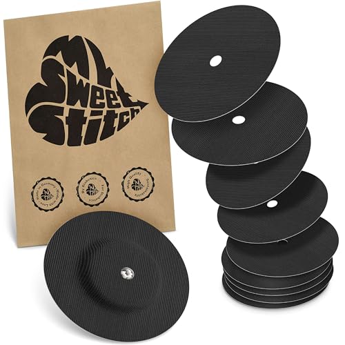 MySweetStitch, 10 x Freestyle Libre 1 & 2 Round Patches with Ventilation Hole, Overpatch diameter 65mm, Waterproof