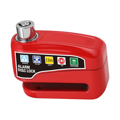 Alarm Disc Brake for Scooter Bike High Security Anti Theft with Loud 110dB Sound Aluminum Disc Aluminum Bike Security