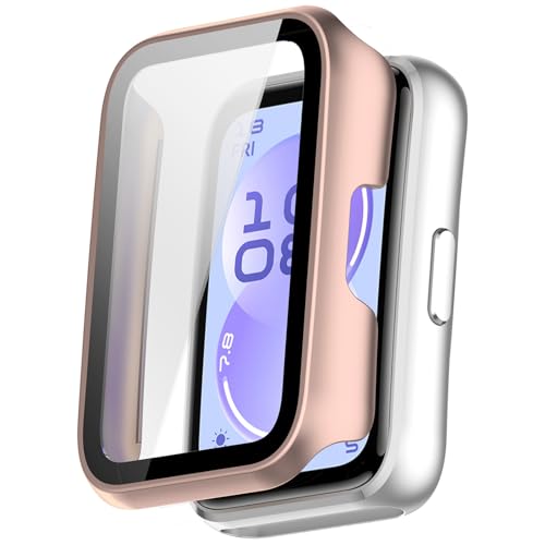For HUAWEI Band 11/Band 11 Aluminum Edition �J�o�[ PC�f�� �t�@�[�E�F�C WATCH Band 11/Band 11 Aluminum Edition �P�[�X �K���X�t�B������̌^ �S�ʕی� ��d�\�� �h�o ��