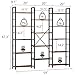 Shintenchi Triple 5 Tier Bookshelf, Industrial Large Bookcase with 14 Open Display Shelves, Large Etagere Bookshelf,Wide Book Shelf Book Case for Home & Office, Rustic Brown