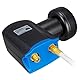 HB-DIGITAL LNB LNC Full HD TV 3D 4K + Kontakte vergoldet + Wetterschutz (ausziehbar) im Set mit F-Stecker vergoldet GRATIS dazu (Twin Ultra, Schwarz)