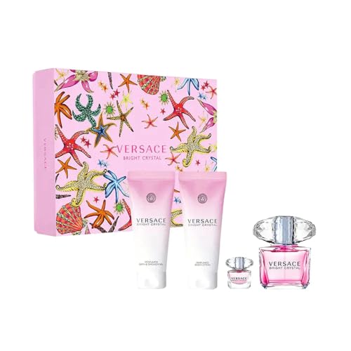 Estuche Versace Bright Crystal 4 pzs dama