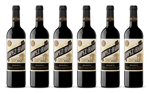Hacienda López de Haro Reserva - Vino tinto D.O Rioja - 6 botellas de 75 cl.