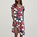 USA Dress Fashion Maternity Casual Lounge Festival Independence Day Graphic Dressy 4th of July Outfits Vestidos De Verano para Mujer 2025 Red