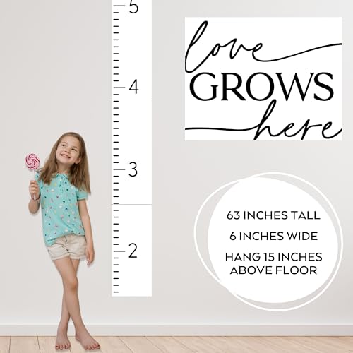 Amazon.com: Growth Chart for Wall - Height Chart For Wall - Baby Height ...