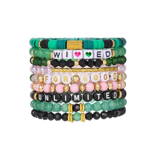 HortiMan 9pcs Witch Friendship Bracelets Witch Bracelets Gifts For Best Friend-Couples-Birthday-Party Favor (1 Pack)