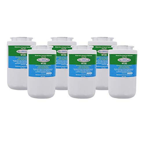Aqua Fresh Amana 12527304 Refrigerator Water Filter Replacement Compatible With Amana 12527304 Wf401 Clean N Clear, 12527304, Wf401S, Wf401P, 46-9014, 46-9904 Refrigerator Water Filter (6 Pack) #TOP28