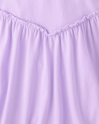 Image of The Children's Place Girls' Short Sleeve Basic Skater Dress 2 Pack