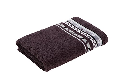 Möve frottana Country hand towel 50 x 100 cm, 100% cotton, graphite