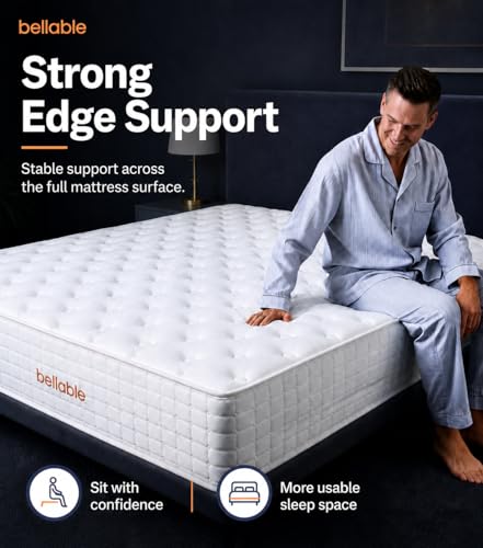 Image of Full Size Mattress, 14 Inch Medium Firm Hybrid Full Mattress, Full Size Mattress in A Box, Memory Foam Individually Pocket Coils with Excellent Edge Support, Zone Support for Back Pain Relief