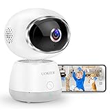 Wireless Security Camera UOKIER WiFi Indoor Pet Camera IP Camera Pan/Tilt/Zoom, 1080P Baby Monitor with Smart Motion Detection, Motion Tracking, Night Vision, 2-Way Audio, Support TF/Cloud Storage