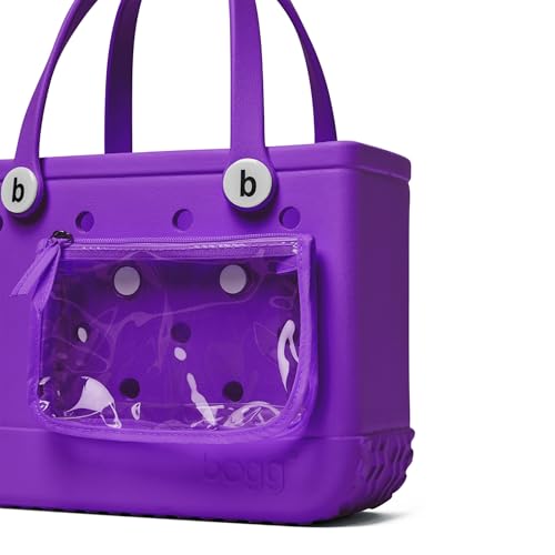 Image of BOGG BAG - Small Tote Bag - Houston We Have a Purple - 11in L x 4.5in W x 8.5in H - Lightweight, Washable, Durable - All Purpose EVA - for Beach, Pool, Boat, Work, Sports