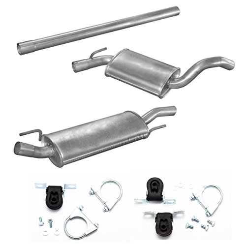 Auspuff Komplett 3-teilig Golf 3 1.8i Hatchback bis 12/1997 90PS +Montageware