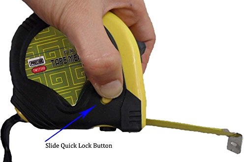Cinta Métrica de Metal PRECISE 7.6 m x 2.5 cm con Sistema Triple de Bloqueo miniatura 3