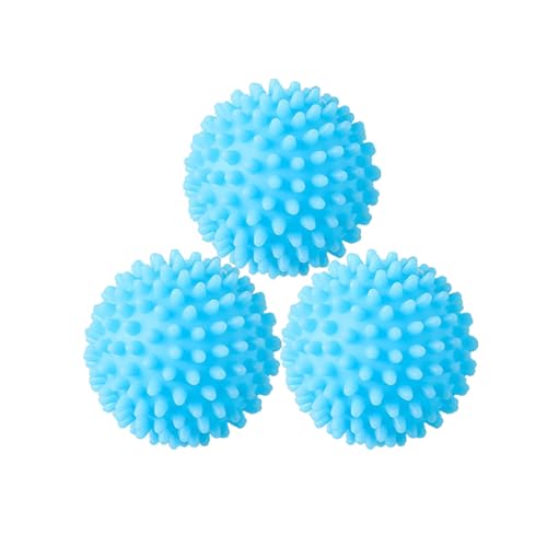MYBAQ, 3 bolas dispensadoras de suavizante de tela, bolas adhesivas para lavandería, bola antienredos, esponja de lavado sustituto del hogar, dispensador de suavizante de tela reutilizable, bolas de