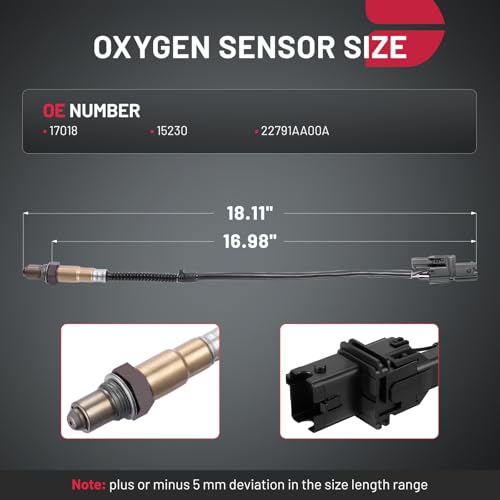 Sensor de Oxígeno BDFHYK Compatible con Subaru 2000-2002 miniatura 3