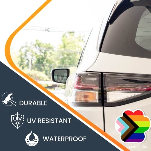 Image of Magnet Me Up New LGBTQ Pawprint Magnet Decal, 5 Inch, Heavy Duty Automotive Magnet for Car Truck SUV