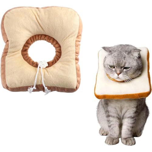 SURALIN Collare Elisabettiano Gatto Morbido, Collare di Sicurezza Regolabile, Antigraffio e Antimorso, Adatto a Cani e Gatti di Piccola Taglia