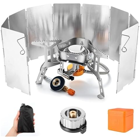 Odoland 3500W Windproof Portable Camping Stove Cover