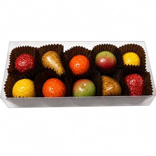 Hides Fine Foods - Almond Marzipan Fruits 150g - GMO Free - Marzipan Decorated Fruits - Perfect for Gifting - Christmas - Presents