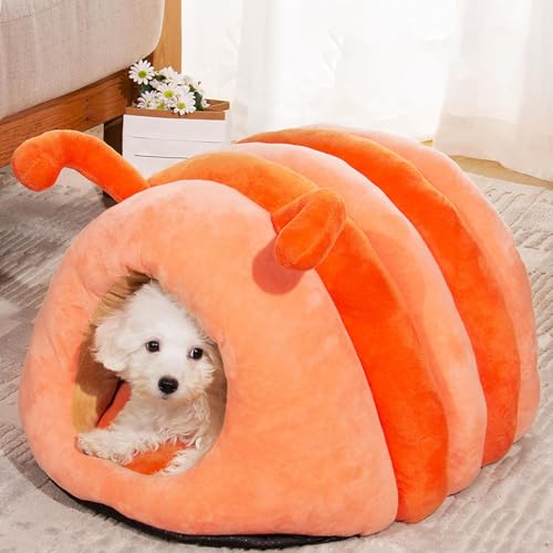 Lits de type grotte pour animal domestique avec coussin doux chat - 4