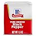 McCormick Pure Ground Black Pepper, Can, 1.50 oz.