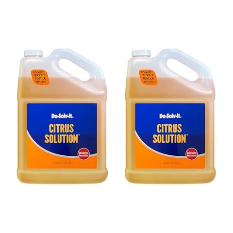 De-Solv-it! 10362 Orange Sol Citrus Solution Container, 1 Gallon (Two Pack) Cover