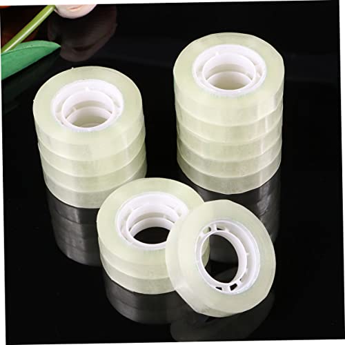 Tofficu 12 peças de fita invisível fita de vedação fita adesiva de mesa suprimentos de papelaria fit