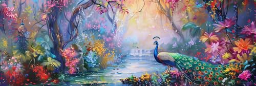 Diamant Painting Enfant et Adulte Kit Cristal Paon Cadeau Créatif Anniversaire