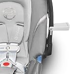 Cybex Aton 2 Infant Car Seat – Slim Fit, Ultra Lightweight, SensorSafe Technology, Load Leg Base, Travel System Compatible, Lavastone Black
