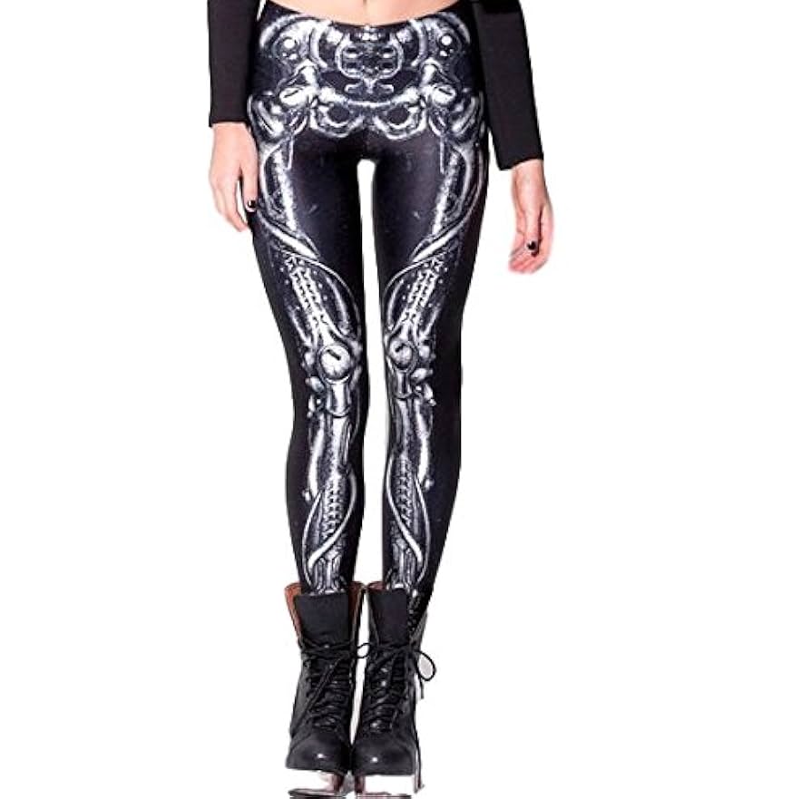 スカル柄 ブラックパンツ Amazon.co.jp: 【J's select】パンク ロック メタル 柄 レギンス