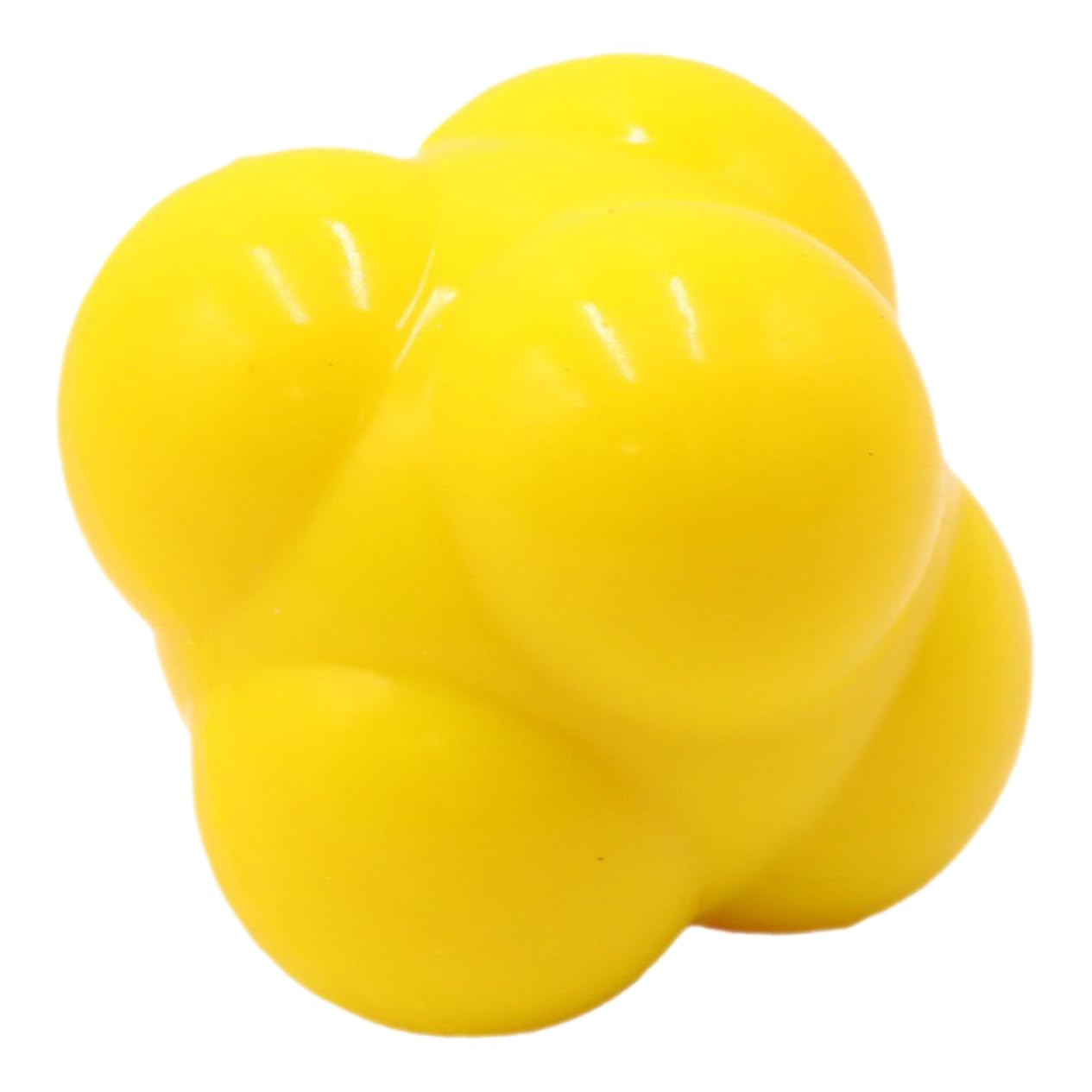 BESPORTBLE Agility Reaction Training Ball Durable Hexagonal Fitness Ball for Indoor Sports Hand Eye Coordination Reflex Improvement for Athletes Fitness Enthusiasts