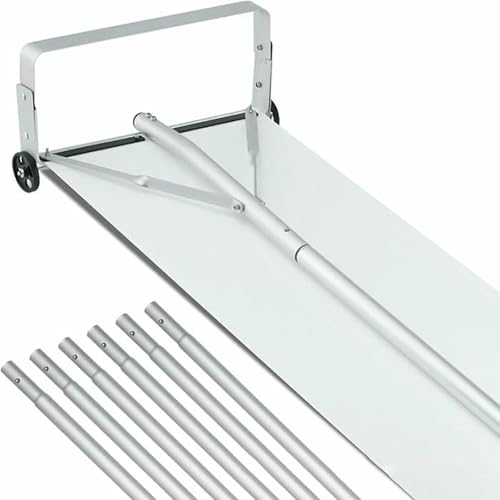 Râteau à neige robuste en aluminium structure renforcée de 1,2 à 9 m - 4