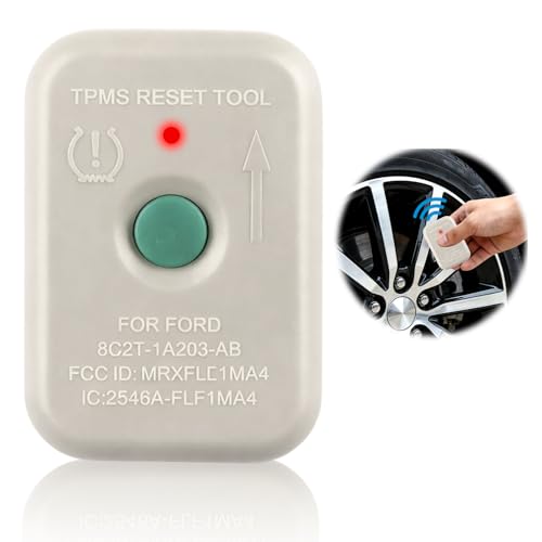 TPMS 19 Reset Sensor Tool, Relearn Programming Monitoring Activation Tire Pressure Monitor Automotive System Tool Car Tyre Pressure Sensor Reset Transmitter TPMS19 2020 Edition for Ford(8C2Z-1A203-AB)