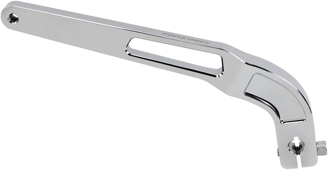POWER JAMES 9.5" Chrome Mid Control Shift Clutch Lever Shifter for Harley 2018-2023 Softail Standard, Street Bob, Low Rider ST (Shift Lever)