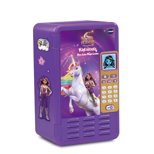 VTech - KidiSecrets Mon Casier Magic Locker L'École des Licornes - Coffre Secret avec Code, Jeux, Réveil et Musique - Boîte Secrète Personnalisable -...