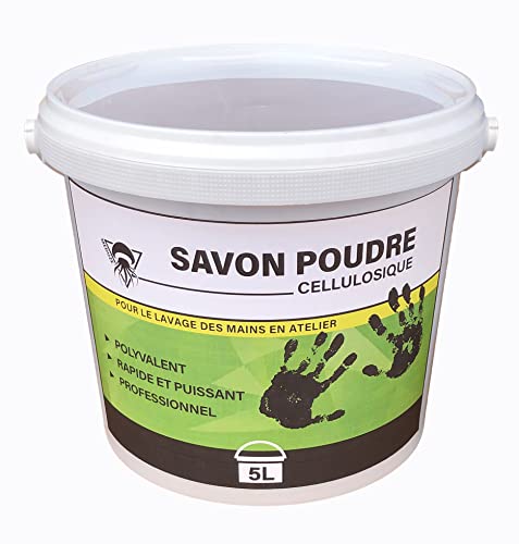 Méduze - Méduze - Poudre cellulosique pour le lavage des mains en atelier 5L - Polyvalent - Professionnel