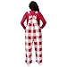 FOCO Wisconsin Badgers NCAA Womens Plaid Bib Overalls - M