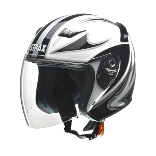 Amazon | リード工業(LEAD) バイクヘルメット ジェット STRAX ホワイト
