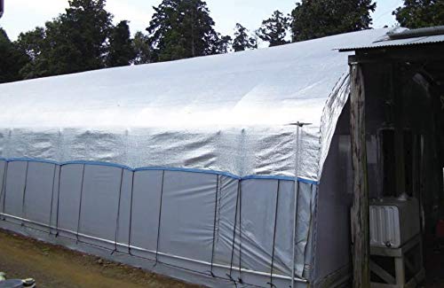 Amazon Co Jp ダイオ化成 遮光シート ダイオミラー 農業ハウス用 遮光率約40 45 銀 黒 巾2m 長さ50m 40hb 6 産業 研究開発用品