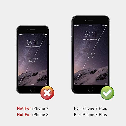 Guppy For Iphone 8 Plus Case, Iphone 7 Plus Case, Aifeer Luxury Handmade Crystal Rhinestone Bling Full Diamond Glitter Case Cover For Iphone 7/ Iphone 8 Plus 5.5" (Clear) #TOP2