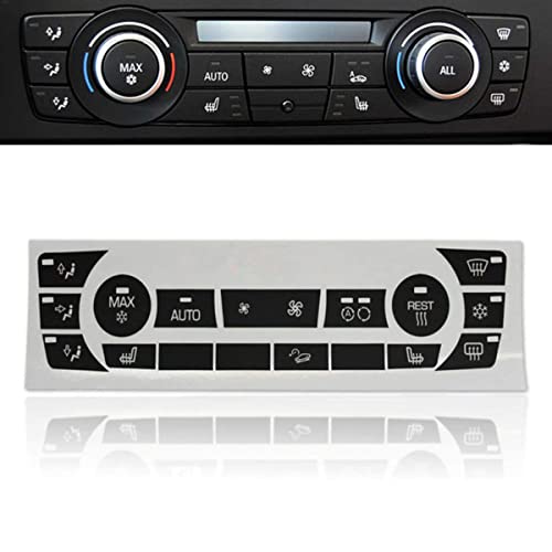 Mactoom AC Climate Control Button Repair Stickers Compatible with BMW 3 Series 2006-2011 E90 E91 E92 Replacement Decal Stickers