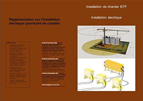 Installation de chantier BTP: Installation électrique provisoire du chantier