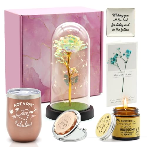 HGHNEILG Gifts for Women, Birthday Gifts for Mom, Grandma, Wife, Her, Girlfriend, Aunt, Sister, Friends - Womens Gift Ideas for Mothers Day Valentines Day and Christmas - 12 oz Gift Basket Set