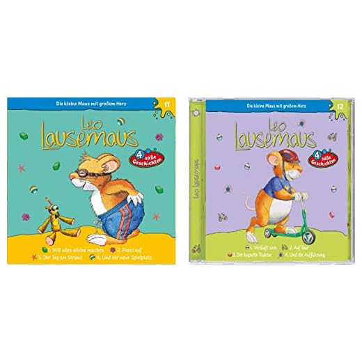 Leo Lausemaus - Hörspiel zu den Büchern CD 11+12 im Set - Deutsche Originalware [2 CDs]